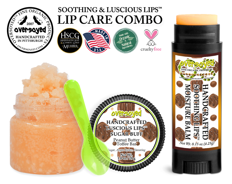 Peanut Butter Toffee Bar Soothing & Luscious Lips™ Lip Care Combo