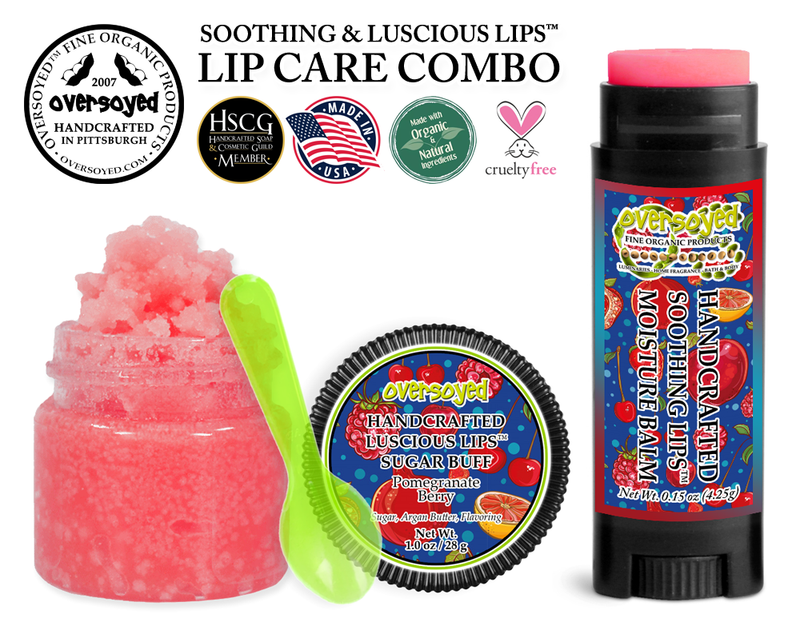 Pomegranate Berry Soothing & Luscious Lips™ Lip Care Combo