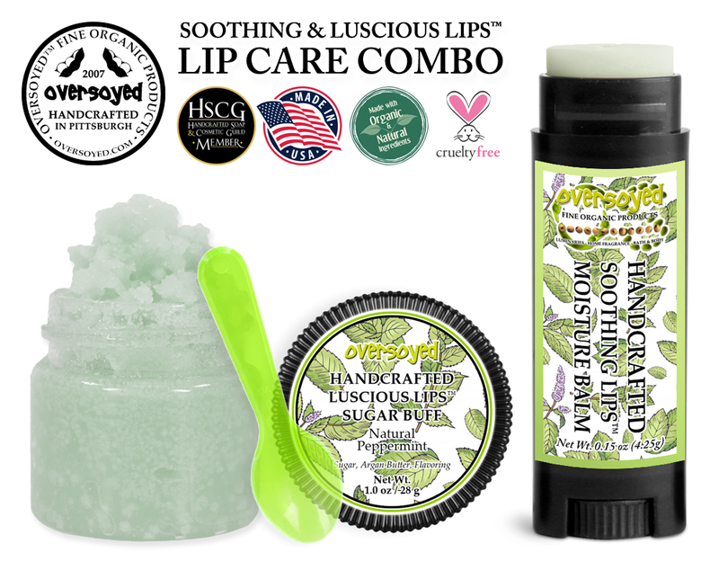 Natural Peppermint Soothing & Luscious Lips™ Lip Care Combo