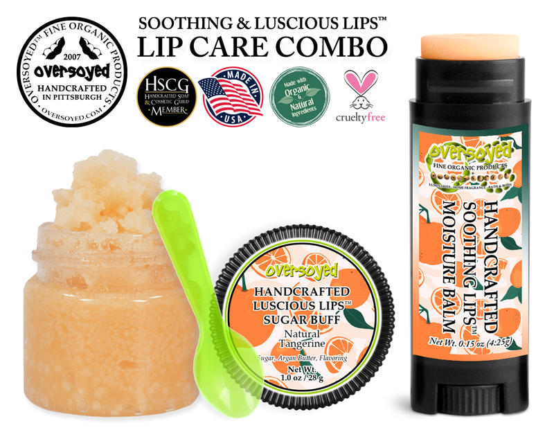 Natural Tangerine Soothing & Luscious Lips™ Lip Care Combo