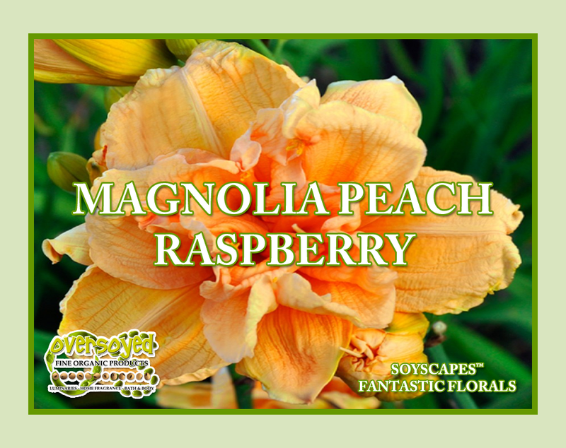Magnolia Peach Raspberry Artisan Hand Poured Soy Tumbler Candle