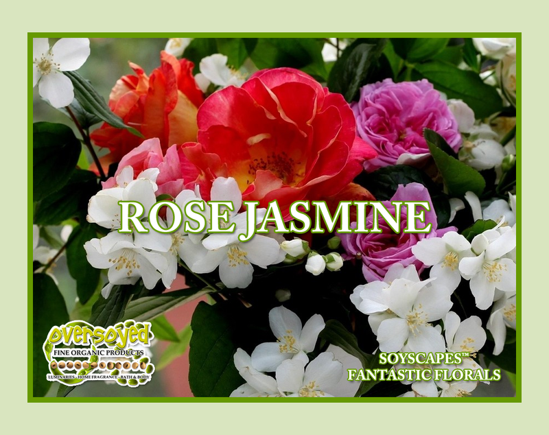 Rose Jasmine Artisan Handcrafted Exfoliating Soy Scrub & Facial Cleanser