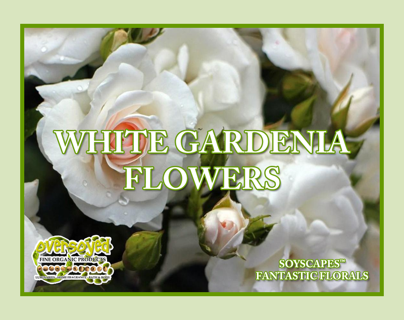 White Gardenia Flowers Artisan Handcrafted Whipped Shaving Cream Soap