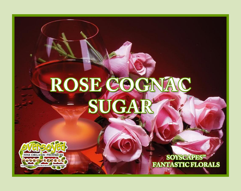 Rose Cognac Sugar Artisan Handcrafted Whipped Shaving Cream Soap