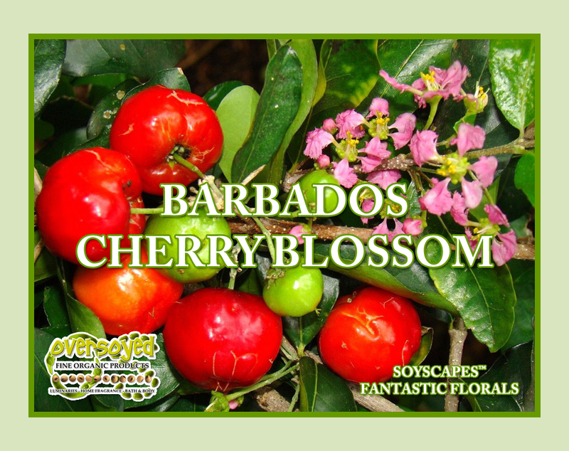 Barbados Cherry Blossom Artisan Handcrafted Natural Organic Eau de Parfum Solid Fragrance Balm