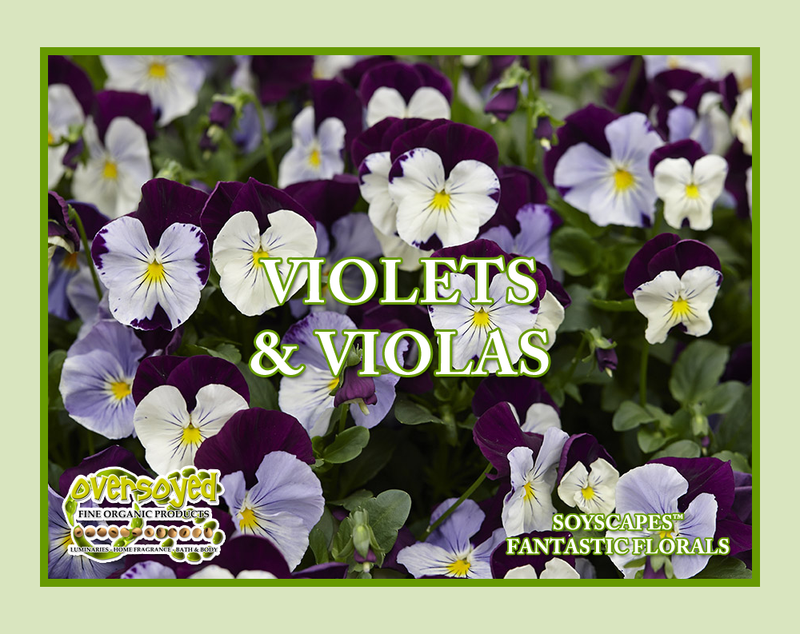 Violets & Violas Artisan Hand Poured Soy Tealight Candles
