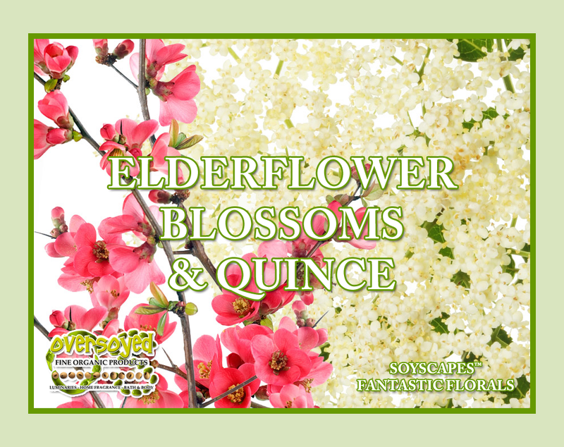 Elderflower Blossoms & Quince Artisan Hand Poured Soy Tumbler Candle