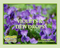 Violets & Dew Drops Artisan Handcrafted Natural Organic Eau de Parfum Solid Fragrance Balm