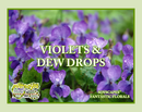 Violets & Dew Drops Artisan Handcrafted Shave Soap Pucks