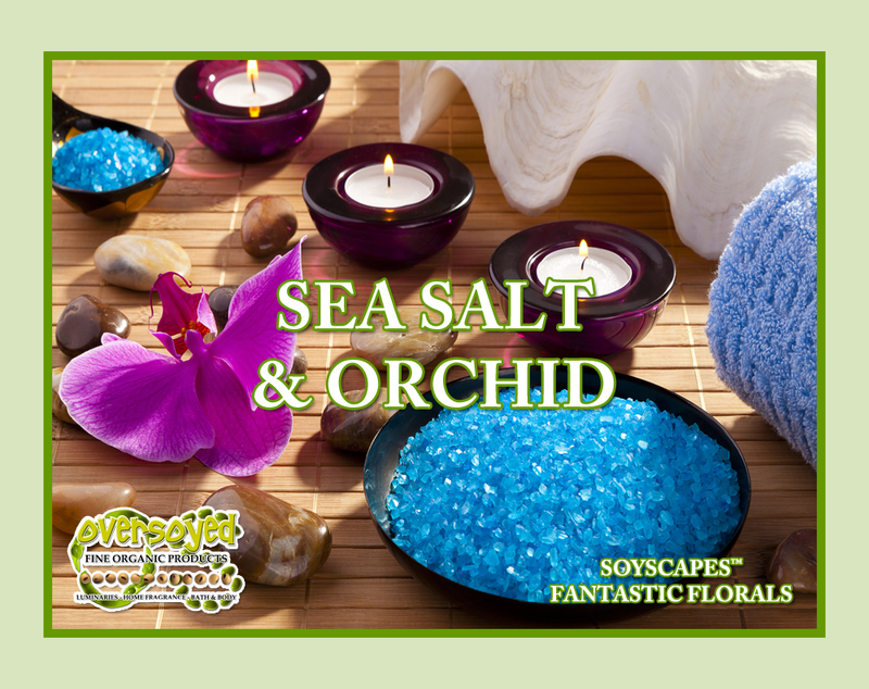 Sea Salt & Orchid Artisan Handcrafted Exfoliating Soy Scrub & Facial Cleanser