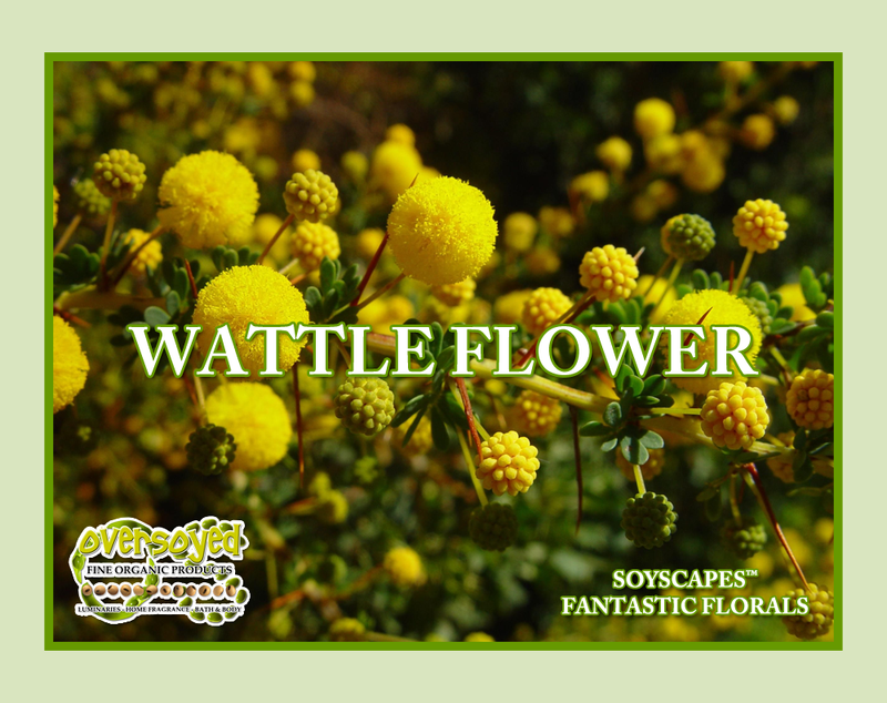Wattle Flower Artisan Handcrafted Exfoliating Soy Scrub & Facial Cleanser