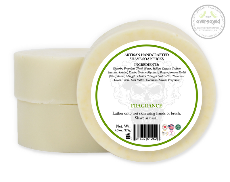 Cucumber Pamplemousse Artisan Handcrafted Shave Soap Pucks
