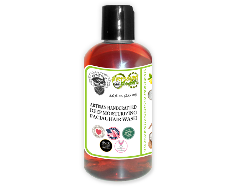 White Chocolate Raspberry Artisan Handcrafted Facial Hair Wash