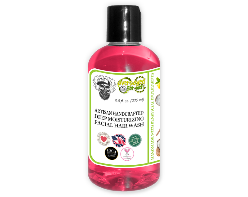 Strawberry Champagne Artisan Handcrafted Facial Hair Wash