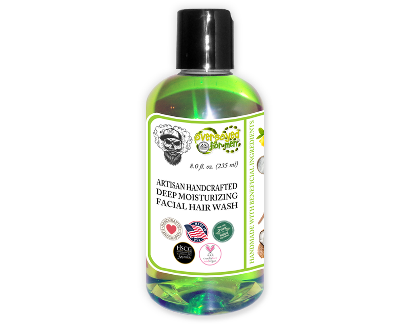 Lime & Cucumber Artisan Handcrafted Facial Hair Wash