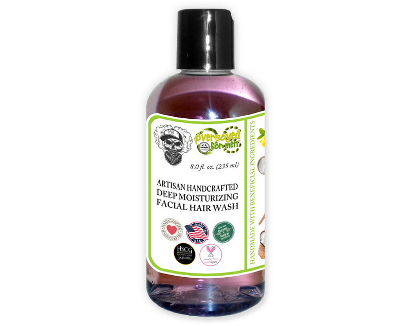 Pomegranate Apple Artisan Handcrafted Facial Hair Wash