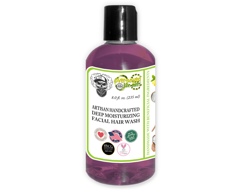 Sparkling Blackcurrant Wine Artisan Handcrafted Facial Hair Wash