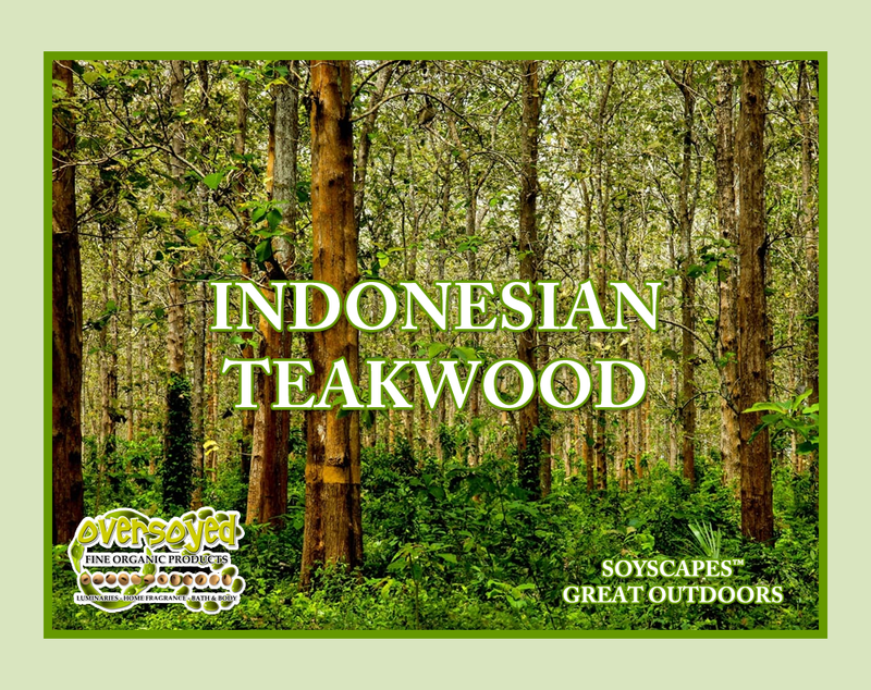Indonesian Teakwood Artisan Handcrafted Natural Organic Eau de Parfum Solid Fragrance Balm