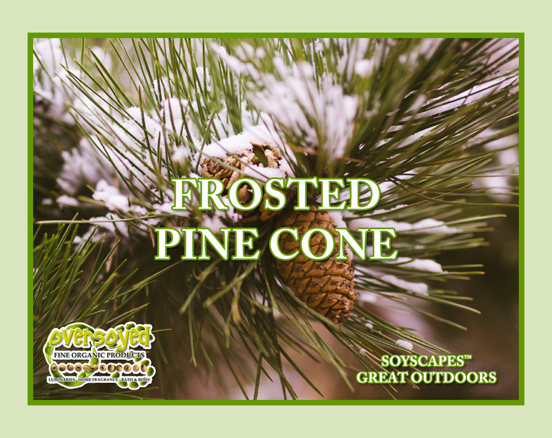 Frosted Pine Cone Artisan Handcrafted Skin Moisturizing Solid Lotion Bar