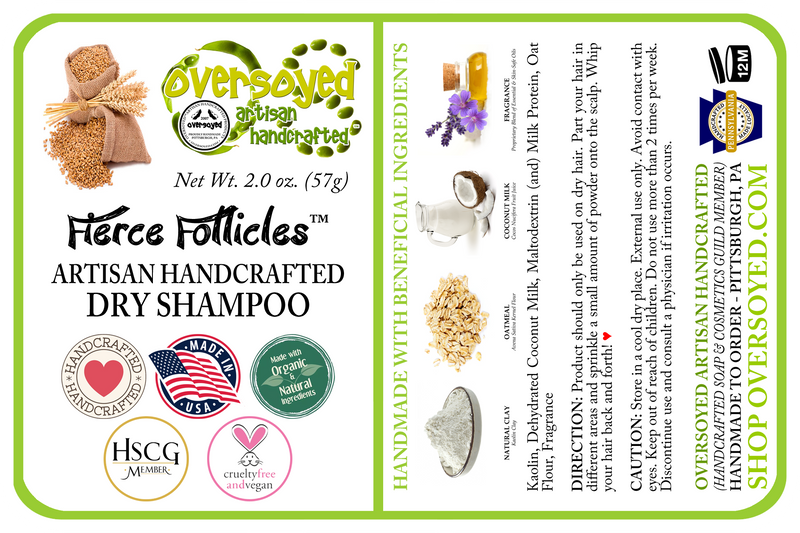 Kiwi Berries Fierce Follicle™ Artisan Handcrafted  Leave-In Dry Shampoo