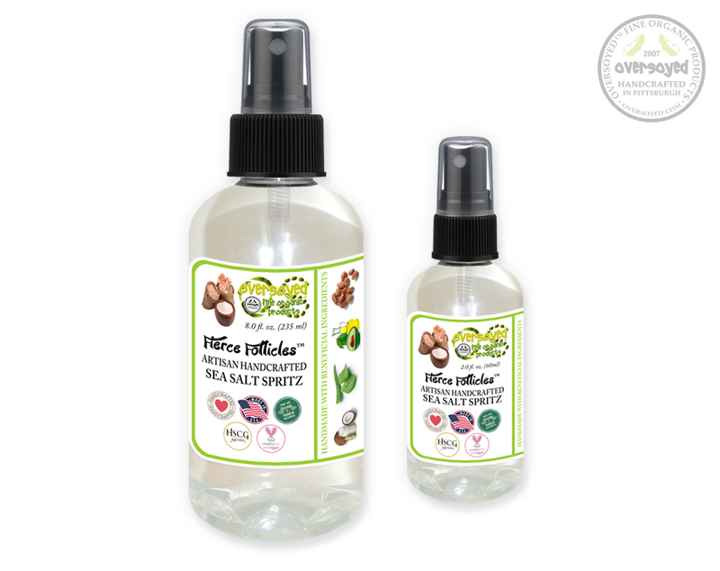 Candied Pecans Fierce Follicles™ Artisan Handcraft Beach Texturizing Sea Salt Hair Spritz