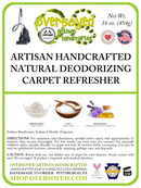 Hazelnut Cappuccino Artisan Handcrafted Natural Deodorizing Carpet Refresher