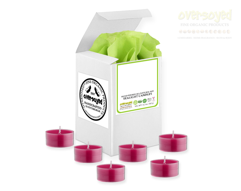 Fuchsia Ice Artisan Hand Poured Soy Tealight Candles
