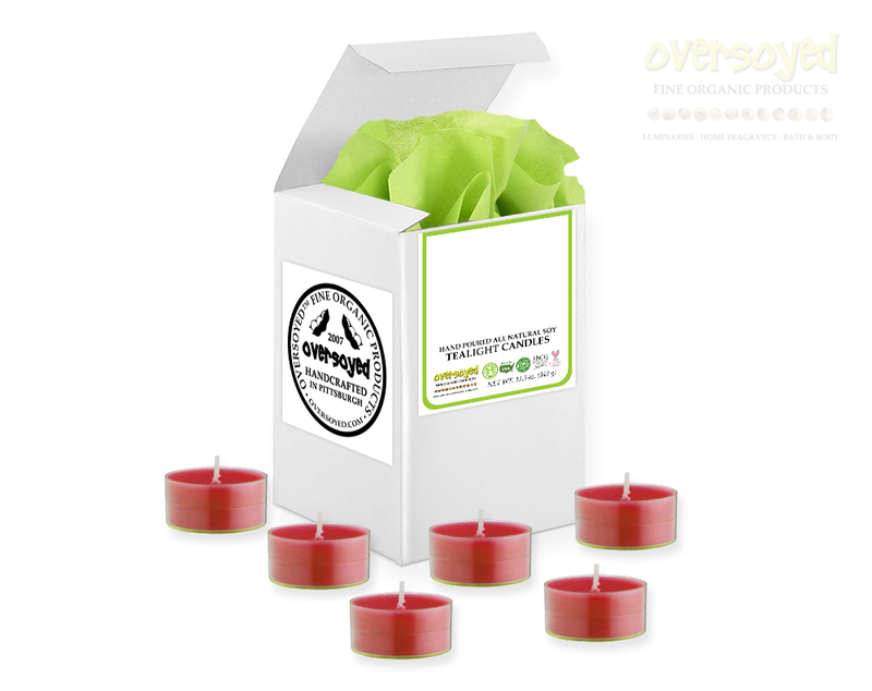 Melon Ball Artisan Hand Poured Soy Tealight Candles