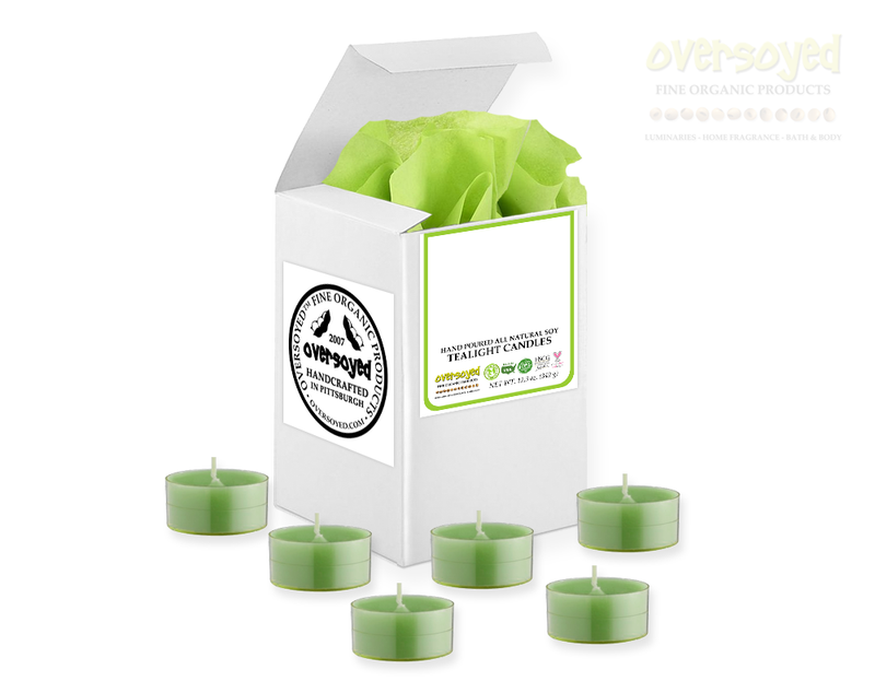 Avocado & Citrus Zest Artisan Hand Poured Soy Tealight Candles