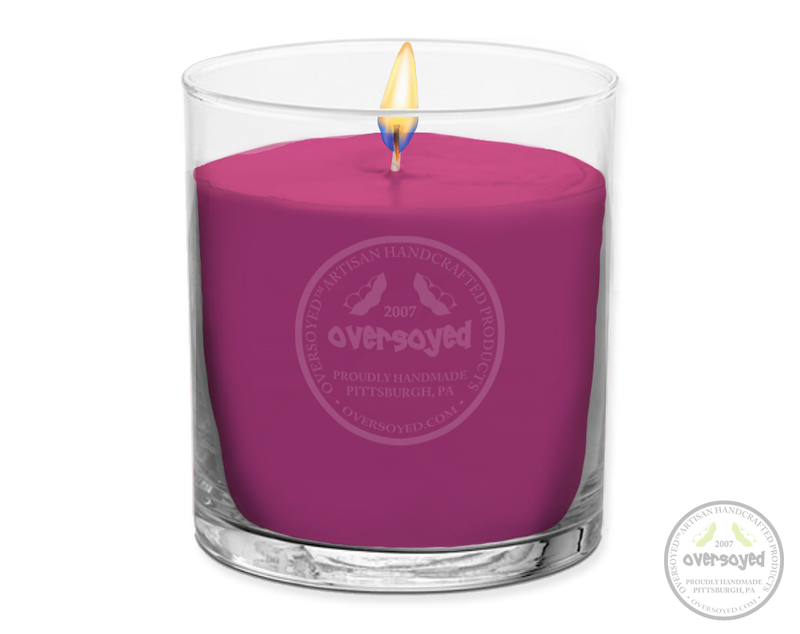 Raspberry Rose Hibiscus Tea Artisan Hand Poured Soy Tumbler Candle