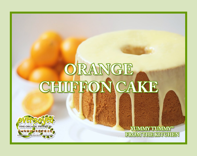 Orange Chiffon Cake Artisan Hand Poured Soy Tealight Candles