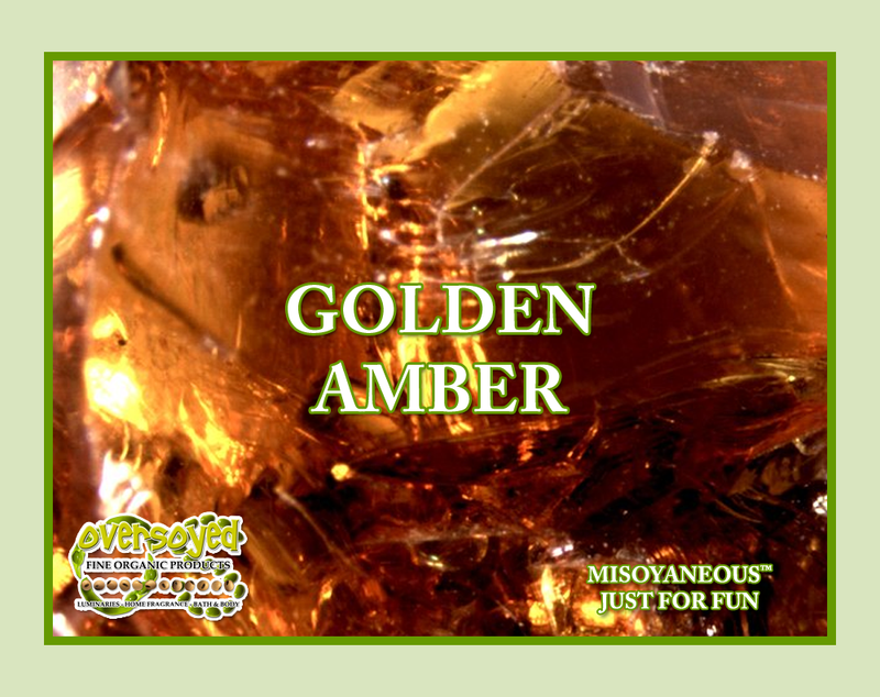 Golden Amber Artisan Handcrafted Exfoliating Soy Scrub & Facial Cleanser