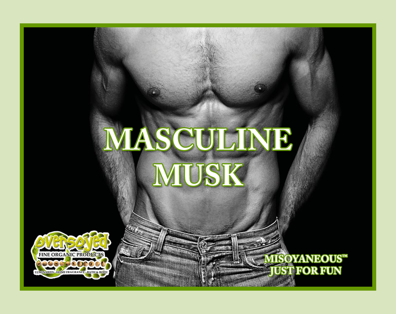 Masculine Musk Artisan Handcrafted Exfoliating Soy Scrub & Facial Cleanser