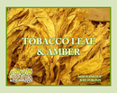 Tobacco Leaf & Amber Artisan Handcrafted Spa Relaxation Bath Salt Soak & Shower Effervescent