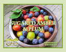 Sugared Amber & Plum Artisan Handcrafted Natural Deodorizing Carpet Refresher