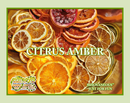 Citrus Amber Artisan Handcrafted Skin Moisturizing Solid Lotion Bar
