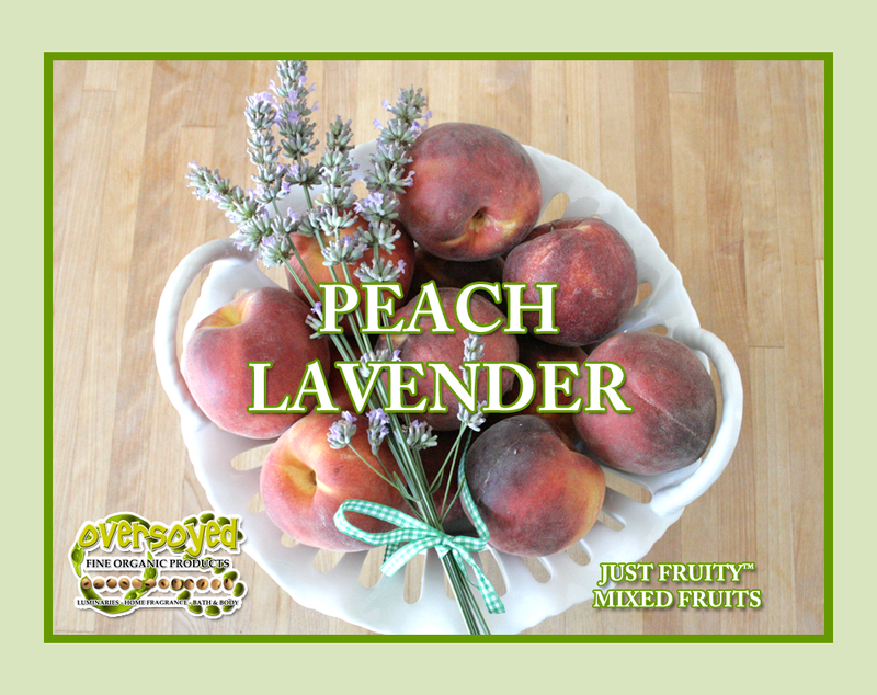 Peach Lavender Artisan Handcrafted Exfoliating Soy Scrub & Facial Cleanser