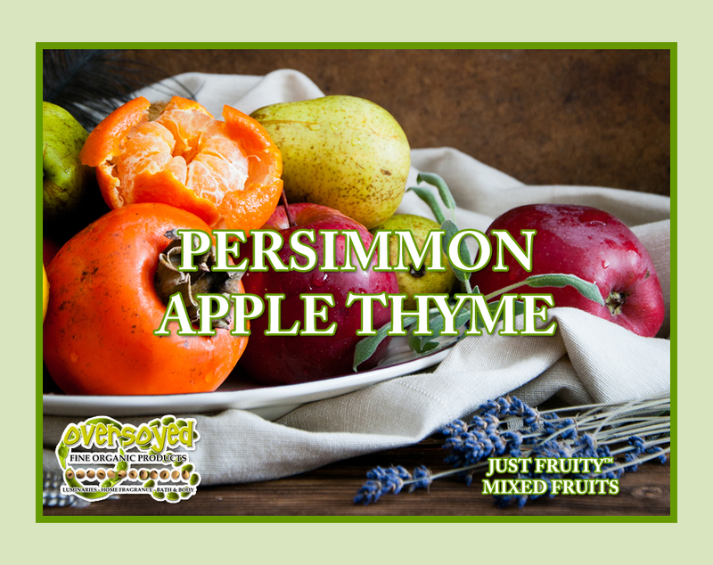 Persimmon Apple Thyme Artisan Handcrafted Natural Organic Eau de Parfum Solid Fragrance Balm