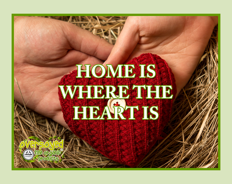 Home Is Where The Heart Is Artisan Handcrafted Spa Relaxation Bath Salt Soak & Shower Effervescent