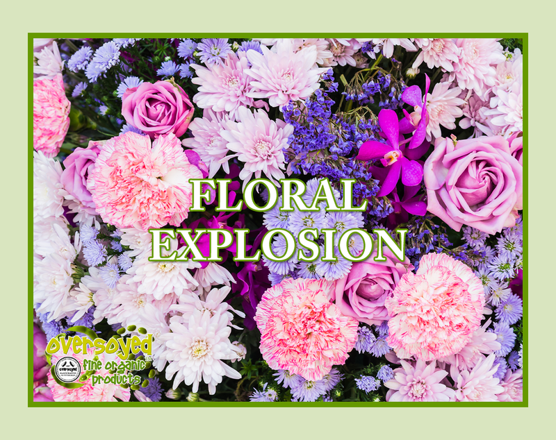 Floral Explosion Artisan Hand Poured Soy Tumbler Candle
