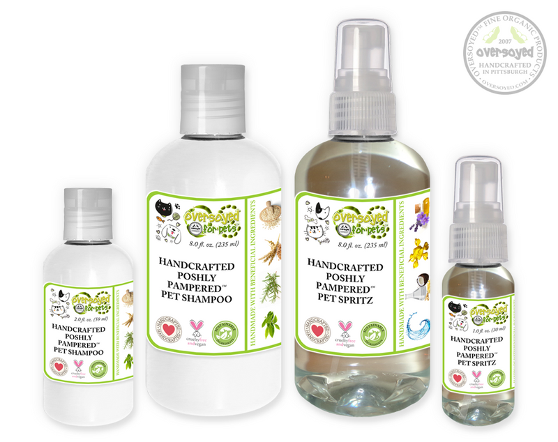 Relax Poshly Pampered Pets™ Artisan Handcrafted Shampoo & Deodorizing Spray Pet Care Duo