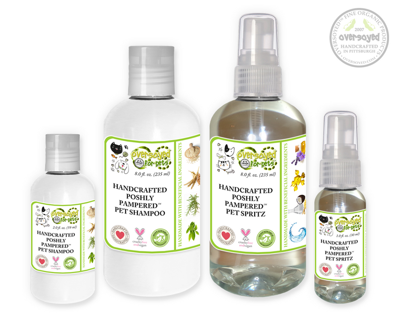 Unwind Poshly Pampered Pets™ Artisan Handcrafted Shampoo & Deodorizing Spray Pet Care Duo