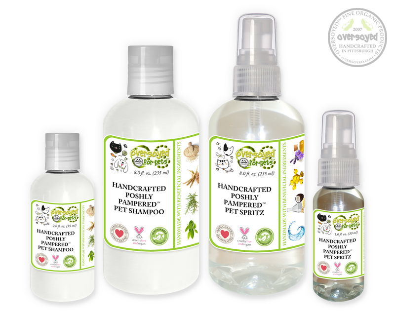 Centered Poshly Pampered Pets™ Artisan Handcrafted Shampoo & Deodorizing Spray Pet Care Duo