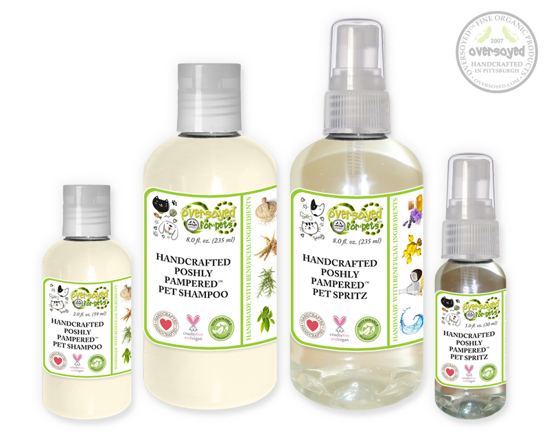 Vanilla Birch Poshly Pampered Pets™ Artisan Handcrafted Shampoo & Deodorizing Spray Pet Care Duo