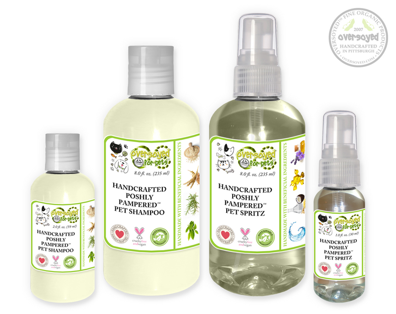 Vanilla Blossom Poshly Pampered Pets™ Artisan Handcrafted Shampoo & Deodorizing Spray Pet Care Duo