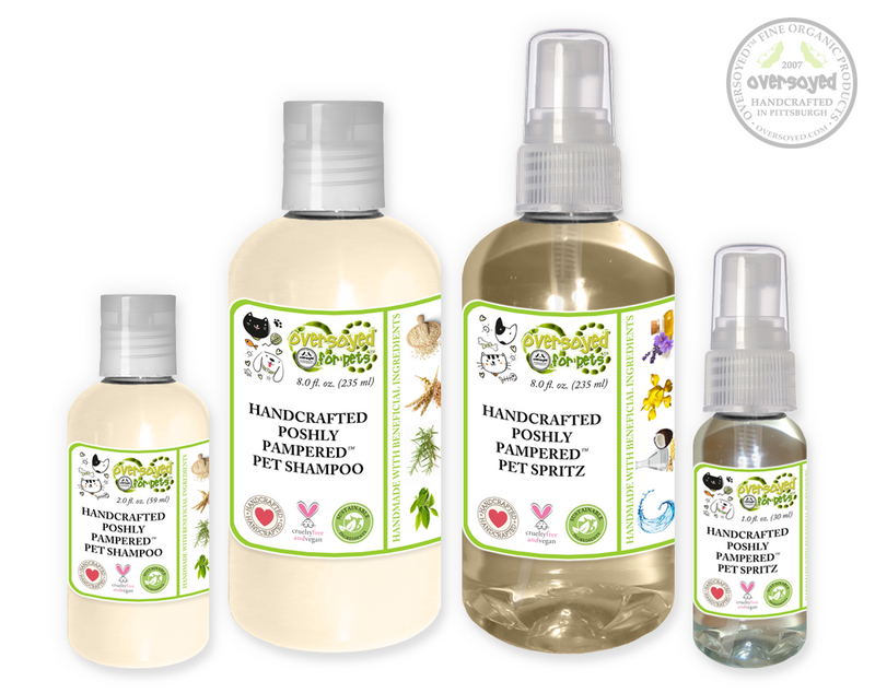 Vetyver Woods Poshly Pampered Pets™ Artisan Handcrafted Shampoo & Deodorizing Spray Pet Care Duo