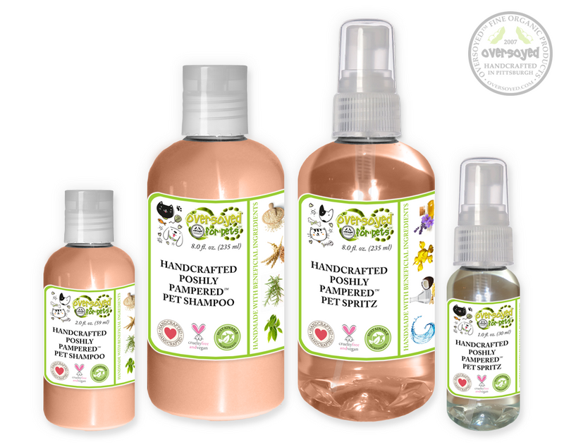 Spice Cake Poshly Pampered Pets™ Artisan Handcrafted Shampoo & Deodorizing Spray Pet Care Duo