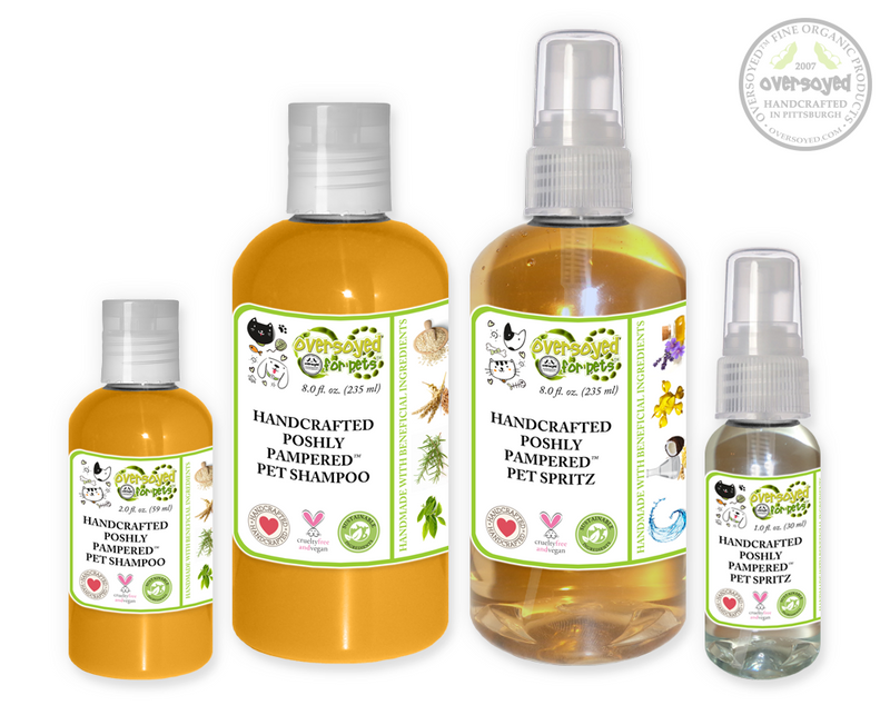 Pumpkin Crunch Poshly Pampered Pets™ Artisan Handcrafted Shampoo & Deodorizing Spray Pet Care Duo