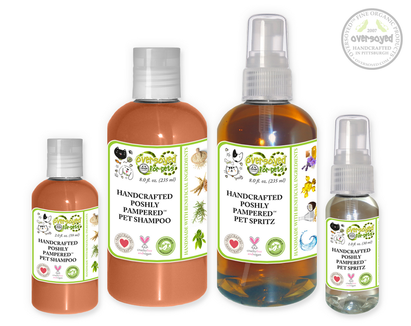 Mocha Chip Poshly Pampered Pets™ Artisan Handcrafted Shampoo & Deodorizing Spray Pet Care Duo