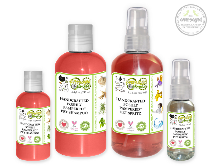 Frosted Clove Poshly Pampered Pets™ Artisan Handcrafted Shampoo & Deodorizing Spray Pet Care Duo